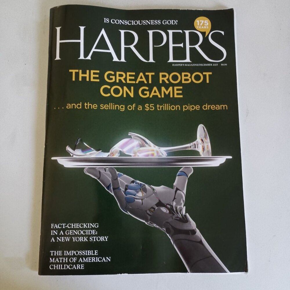 Harper's magazine December 2025